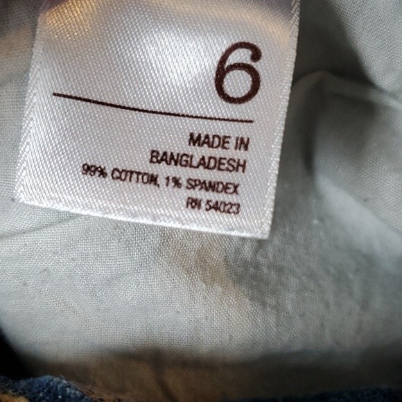 OLD NAVY STRAIGHT DENIM SKIRT SIZE 6 - Picture 4 of 5